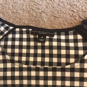 Victoria Beckham for Target Tops - Gingham Peplum Top Victoria Beckham for Target Tops - Gingham Peplum Top